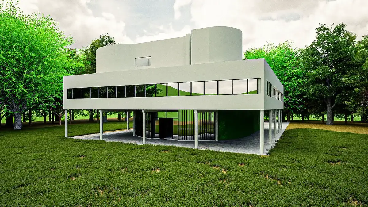 'Video thumbnail for Villa Savoye Twinmotion 2021 | Ammar Khan'